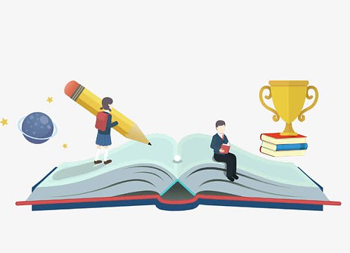 aipng彩色创意书本元素(1500x1500)aipng立体的创意学习插画设计(1800