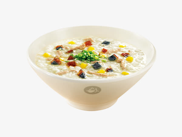 白粥皮蛋瘦肉粥早餐粥免抠素材免费下载_觅元素51yuansu.com