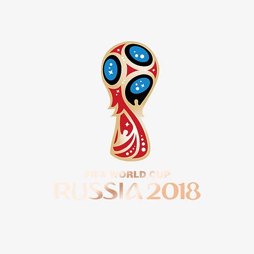 彩色圆弧俄罗斯世界杯标志