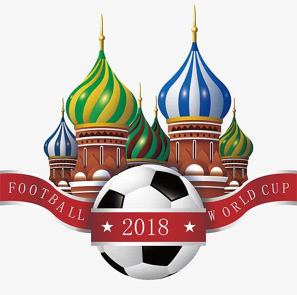 精美俄罗斯世界杯插画