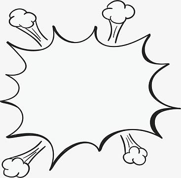 漫画效果促销爆炸贴