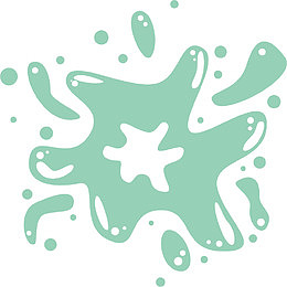 一滩水矢量卡通风格
