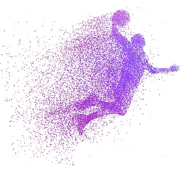 打篮球 紫色人体运动好看热血透