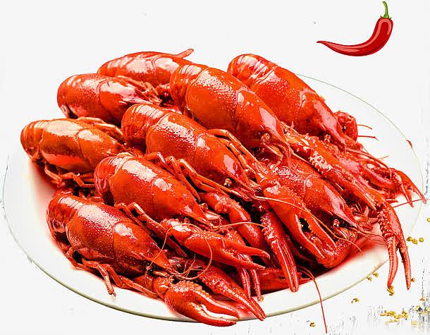 海鲜小龙虾美食促销宣传海报