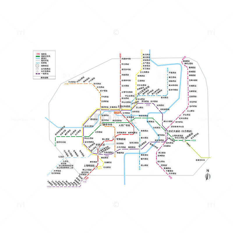 深圳地铁规划线路图