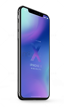 iPhonex侧视主题图案