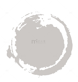 中国风水墨边框装饰图