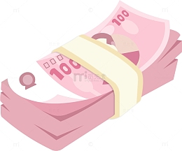 一摞现金