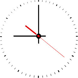 简易时钟素材免抠