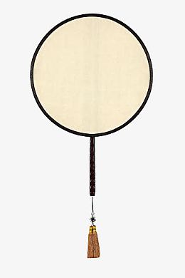 手绘红色卡通八卦扇子素材免费下载_觅元素