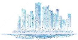 科技建筑线条素材