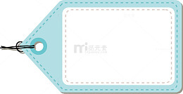 矢量图标签手绘书签