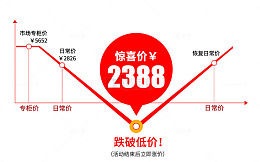淘抢购促销活动价格曲线