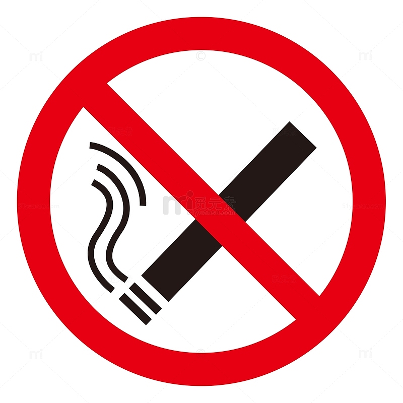 创意世界无烟日禁止吸烟标签