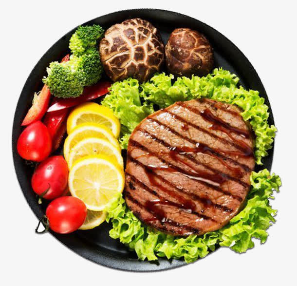 美食创意海报西餐厅牛排免抠素材免费下载_觅元素51yuansu.com