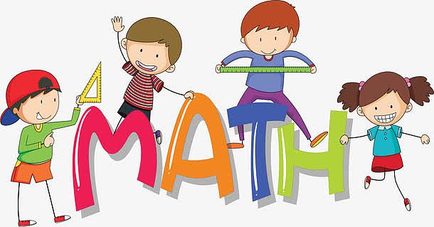 卡通儿童数学海报