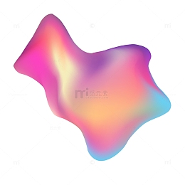 好看流体彩色渐变流体设计素材合