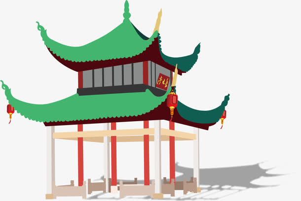 时尚中国风湖南长沙地标建筑素材免费下载_觅元素