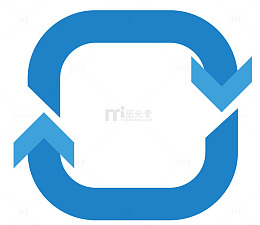 方形圆角循环图标