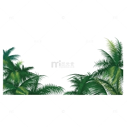 椰子树矢量素材