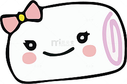 超可爱馒头表情免抠png