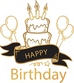 精致的生日蛋糕