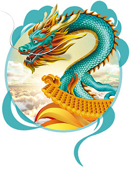 龙抬头装饰手绘插画素材