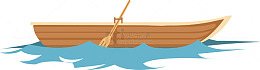 矢量小船素材