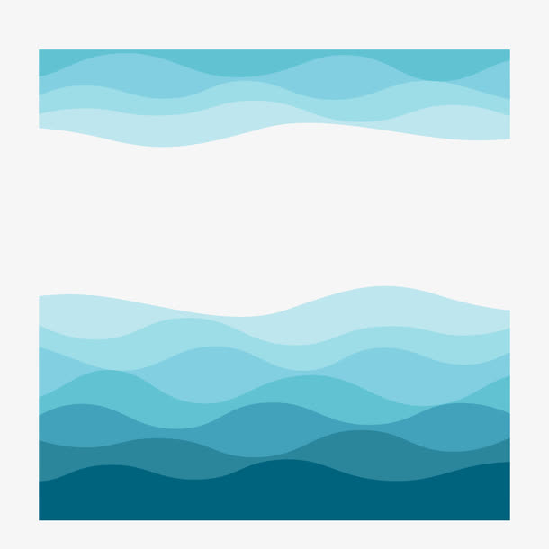 渐变色海浪背景