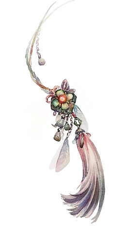 唯美古风插画