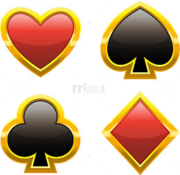 四色扑克花色