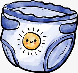 宝宝纸尿裤手绘图pngpng花王纸尿裤pngpng帮宝适纸尿裤pngpng白色卡通