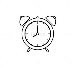 简笔画闹钟