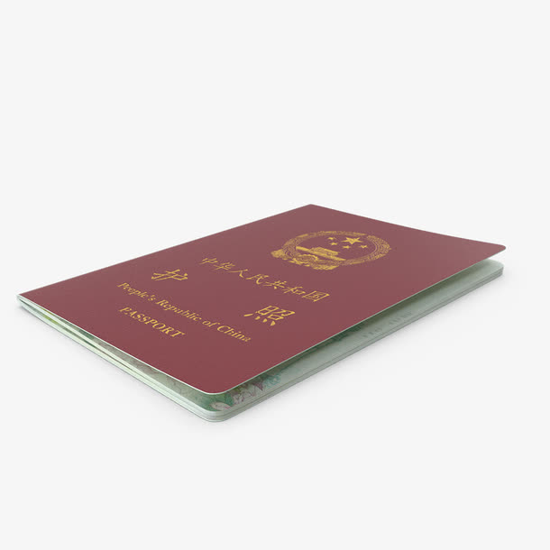 中国护照高清psd分层出国护照