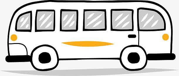 旅游出行大巴车免抠素材