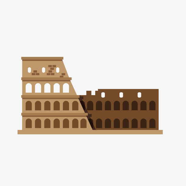 巴塞罗那斗牛场矢量图