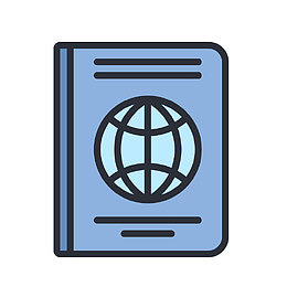 户外旅游度假矢量图标