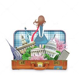 毕业出游季旅游海报