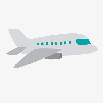 飞行的飞机设计矢量图