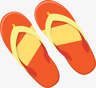 世界旅游用品拖鞋设计图标素材
