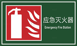 灭火器风景景区标志