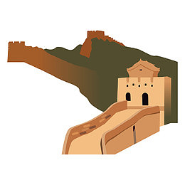 北京万里长城建筑旅游景点png
