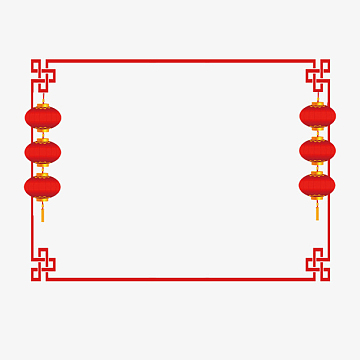 古典灯笼边框