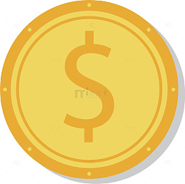金币堆叠金币线性