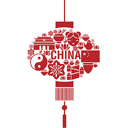 中国红色剪纸PNG
