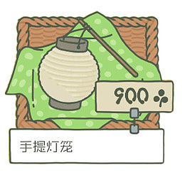 灰色手绘手提灯笼游戏元素