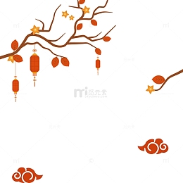 中秋节灯笼装饰