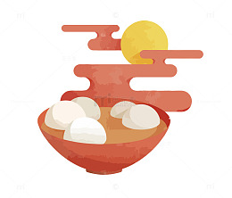矢量汤圆