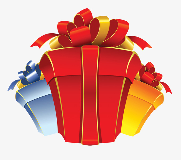 手绘礼物盒素材免费下载_觅元素