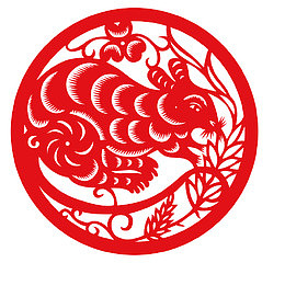 新年喜庆十二生肖剪纸装饰窗花设